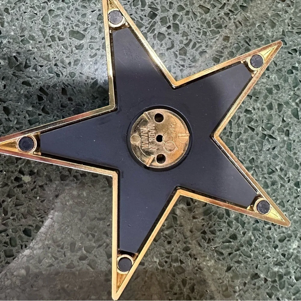 Department 56 24K Gold Plated Ornament Hanger with Weighted Metal Star Base